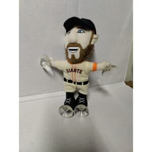 San Francisco Giants Hunter Pence on Board Plush Doll Window Cling 2017